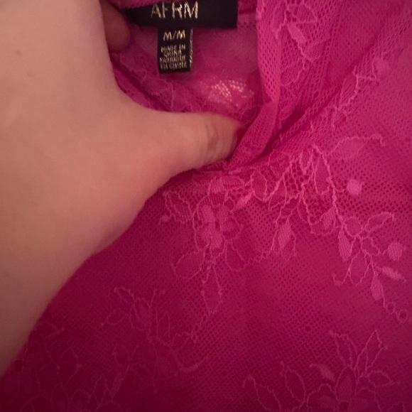 AFRM Vibrant Pink Long Sleeve Dress - Picture 2 of 5